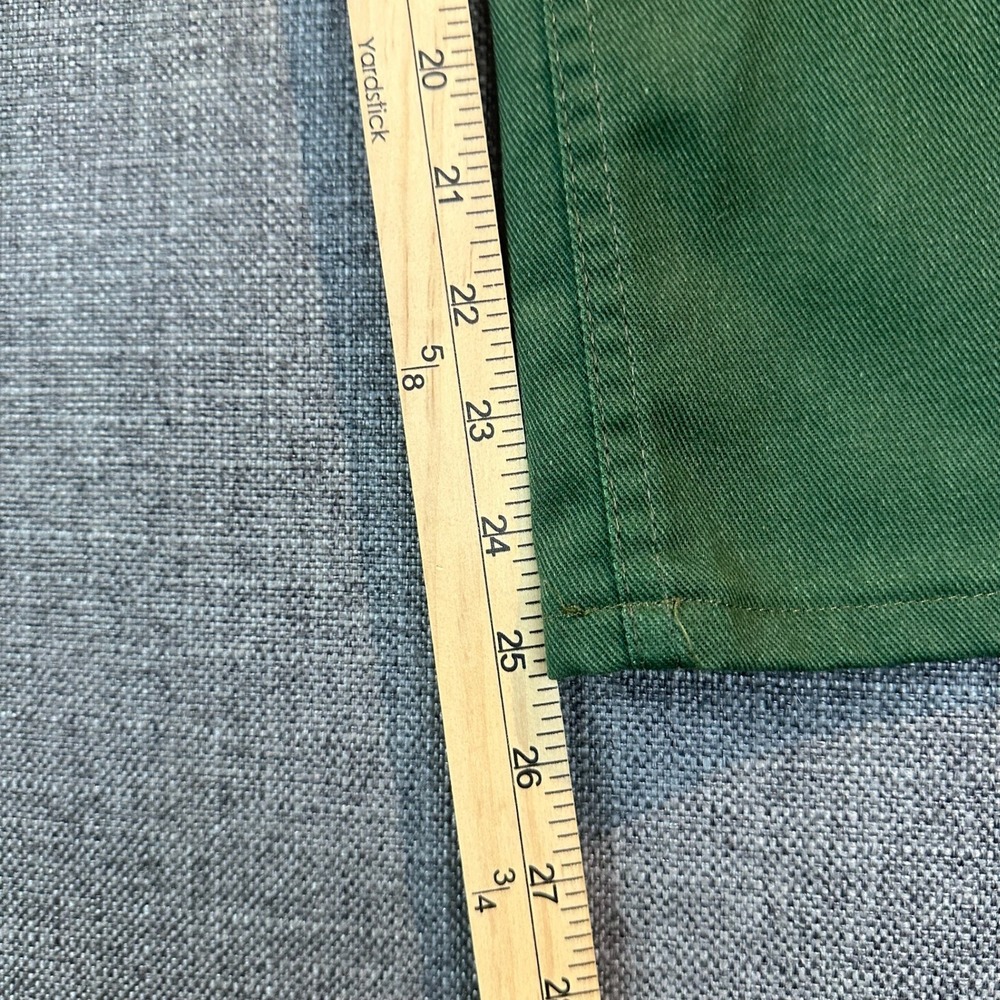 Vintage Green Wide Leg Trousers High Waisted Casual Pants Women's Size 16 - Picture 3 of 6